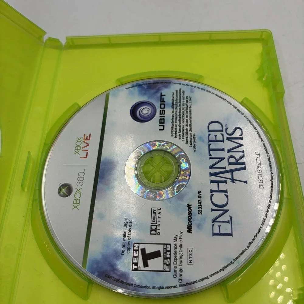 Xbox 360 Enchanted Arms Xbox Live Ubisoft No Manual Game Only